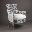 NOUAILHAC - François Golfier fauteuil Suffren Camouflage Hiver par Gildas François