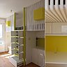 Dans ce projet de mezzanine, le rangement était aussi une priorité.