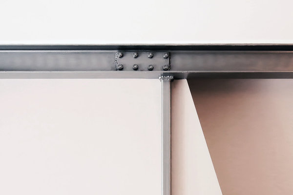 Détail de la structure de la mezzanine.