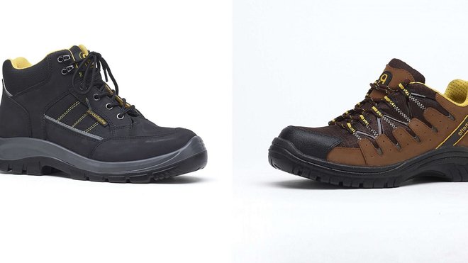 Avec des chaussures de sécurité, robustes et étanches, le bricoleur est serein.