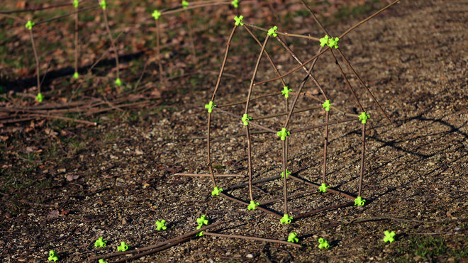 Jeux de constructions du collectif de designers 5.5 laisse toute liberté aux petits constructeurs.