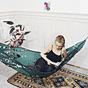 Projet de Bachelor Industrial Design, Entre deux palmiers, hamac conçu par Marie Millière.