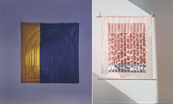 Travaux de Master of Advanced studies in Design for Luxury et Crafsmanship. A gauche, Night Thought de Jenna Kaes pour l’ECAL, ayant reçu le prix Vacheron Constantin. A droite, projet de Kim Hyeshin pour l’ECAL.