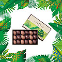 Coffret œufs ganache assortis.