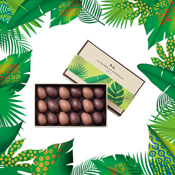 Coffret œufs ganache assortis.
