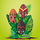 Les œufs masqués de Pâques de La Maison du Chocolat.