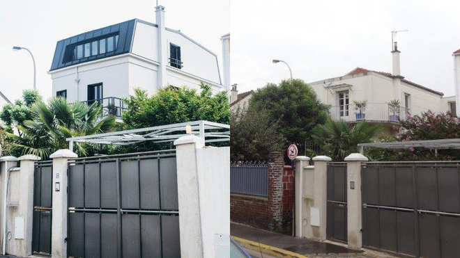 A l’extérieur, la création d’une toiture en zinc pré-patiné a permis d’unifier la construction existante.