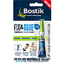 Bostik-FixGlue PVC Px: entre 4,50 € et 4,95 € selon la référence.