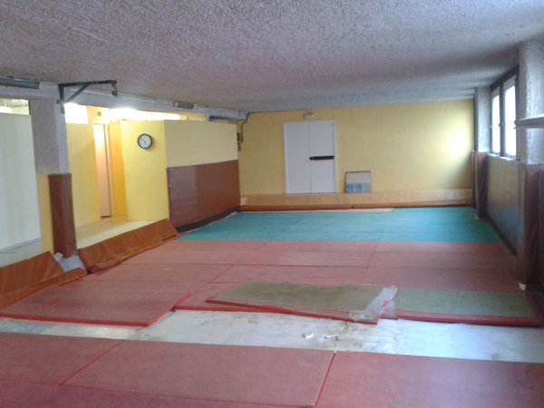 L’ancienne salle de sport avant travaux.