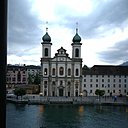 Une vue de l’Eglise des Jésuites à Lucerne.