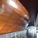 Foyer de la salle de concert du KKL, édifice culturel multifonctionnel.