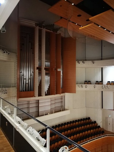 L’orgue de la salle de concert du KKL.