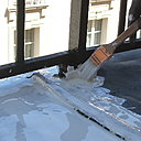 Etape 10 : traitement des points singuliers à la brosse coudée.