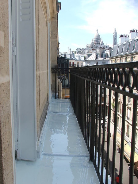 Etape 11 : première couche terminée. Laisser le produit sécher pendant 24 heures.