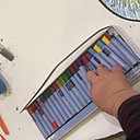 Belle palette de couleurs pour ces pastels aquarellables de Lefranc Bourgeois.