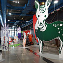 La forêt et les animaux géants de l'univers de l'artiste Françoise Petrovitch installés à la Galerie des enfants du centre Pompidou jusqu'au 20 février 2020.