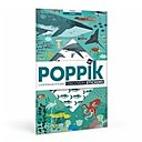 Océans par Lucie Brunellière un poster et 59 stickers Ref DIS002 7 ans et plus.