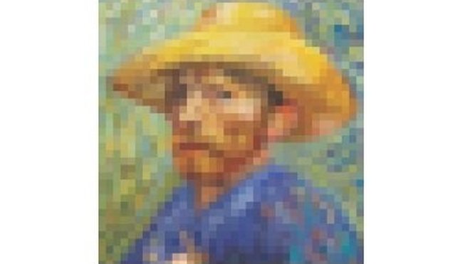 Stickers art Work Portrait de Vincent Van Gogh by Delphine Doreau 1 poster et 1600 stickers ref ART007 10 ans et plus. Stickers art Work Portrait de Vincent Van Gogh by Delphine Doreau 1 poster et 1600 stickers ref ART007 10 ans et plus.
