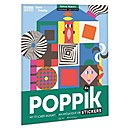 Optical Art by Sophie Ledesma en collaboration avec le Centre Pompidou1 poster + 520 stickers Ref MATOO9 à partir de 4 ans.