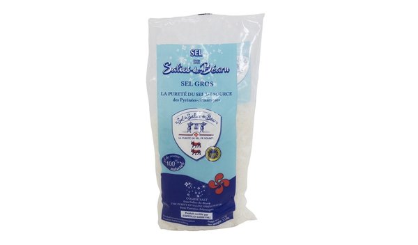 Sachet de sel de Salies-de-Béarn IGP 500 g.