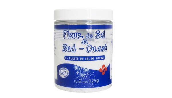 Boite de fleur de sel 125 g.