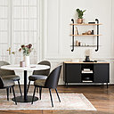 Fabriquant vendéen depuis 1953, Resistub associe subtilement métal et plateau en chêne pour donner naissance au buffet Edgar qui prendra place dans une salle à manger classique ou contemporaine.