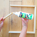 Coller les 4 tasseaux avec la colle Sader Bois extérieur PU. Former un carré. Et laisser sécher.