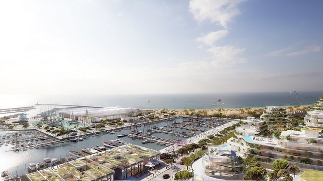 Les nouvelles constructions accueilleront des jardins privatifs tournés vers la mer.