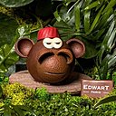 Mini animaux : les versions mini existent avec un enrobage de lait ou noir, et sont garnis de praliné vegan signature Edwart.