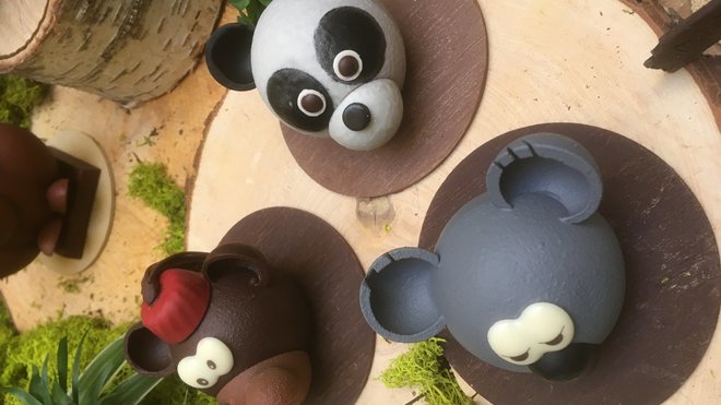 Le mini animaux se dégustent à la cuillère