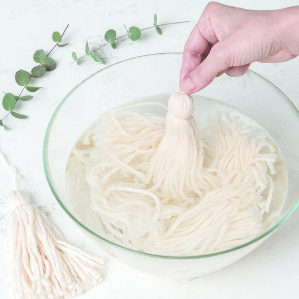 2 - Les laissez tremper dans l'eau tière une nuit pour enlever l'apprêt