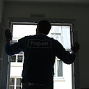 Etape 8 : Pose du nouveau cadre sur l'ancien châssis.