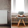 Les différents types de radiateurs se distinguent par la façon dont la chaleur est diffusée : le radiateur convecteur augmente très vite la température dans une pièce, mais donne une impression de sécheresse. Le radiateur radiant diffuse la chaleur par l’entremise de rayons et produit une chaleur agréable, mais reste énergivore.  Le radiateur à inertie fonctionne également avec des rayons et s’avère plus économique.