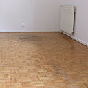 Avant les travaux ; un sol ancien usé par le temps et les piétinements.