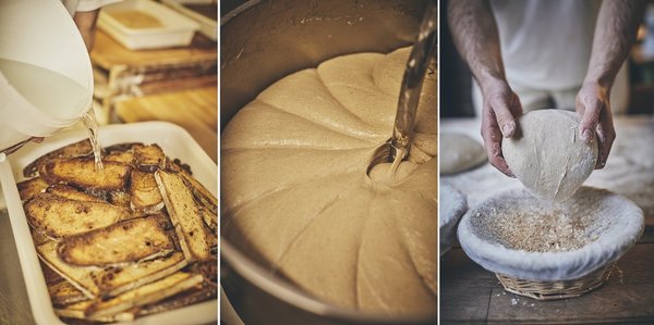 Le boulanger Benoit Castel s’élève contre le gaspillage alimentaire en fabricant un nouveau pain avec les pains invendus de la veille, torréfiés puis réduits en chapelure avant d’être additionné d’eau bouillante et de farine complémentaire.