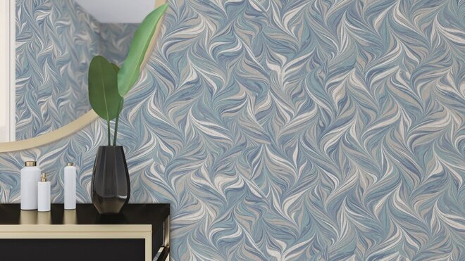 Un catalogue également riche en papiers-peints adhésifs, très simples à poser et parfaits pour les pièces humides comme les salles de bains.