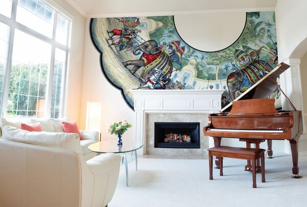 Unique partenaire de la Maison Images d’Epinal, Etoffe.com propose des panoramiques issus de dessins emblématiques surdimensionnés, comme le panneau Eléphant.